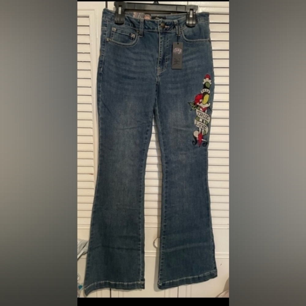 Ed hardy NYC slim flare jean - Picture 8 of 8